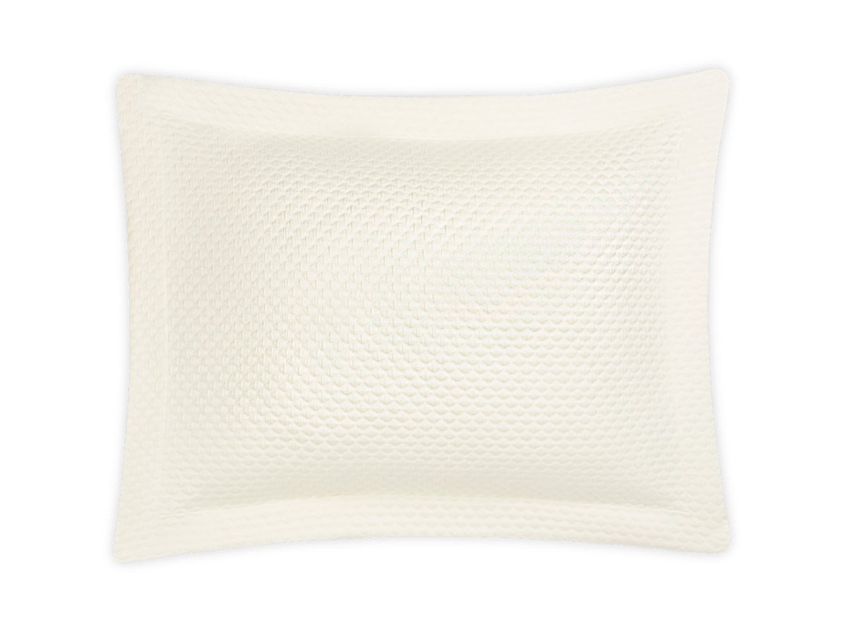 Pillow Sham - Perla Sham by Matouk in Ivory at Fig Linens and Home