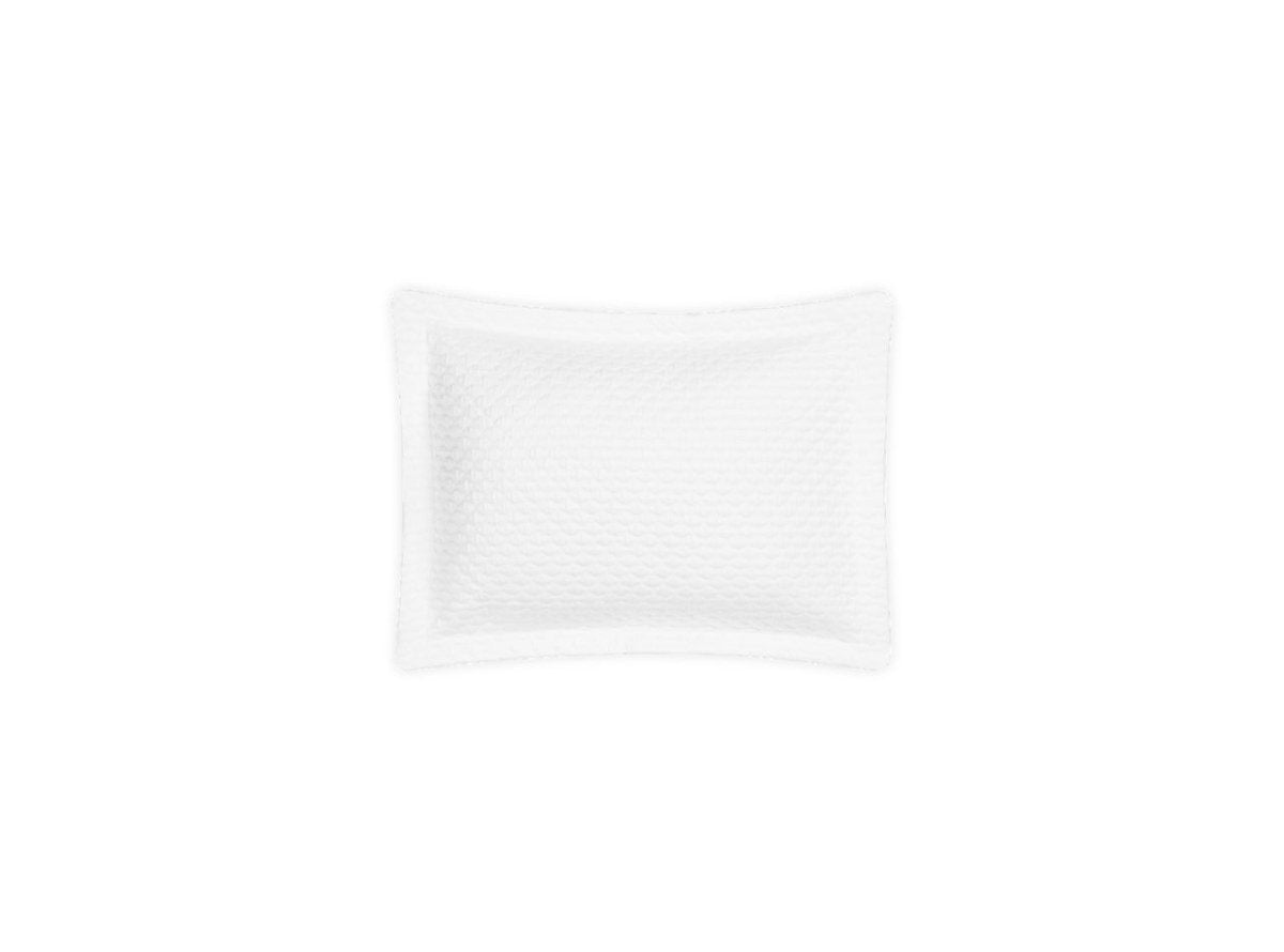 Boudoir Sham - Perla Sham by Matouk in White at Fig Linens and Home