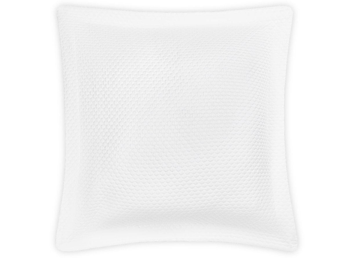 Euro Sham - Perla Sham by Matouk in White at Fig Linens and Home