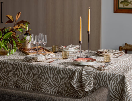 Regine Coconut Tablecloths | Matouk Schumacher at Fig Linens and Home - Lifestyle