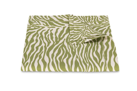 Regine Grass Green Tablecloths | Matouk Schumacher at Fig Linens and Home