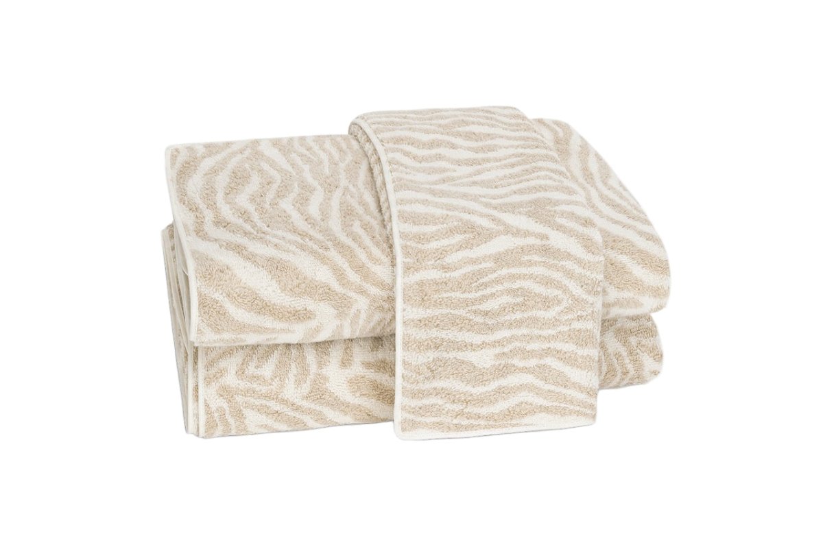 Matouk Towels in Regine Sand - Bath Towels by Matouk Schumacher at Fig Linens and Home