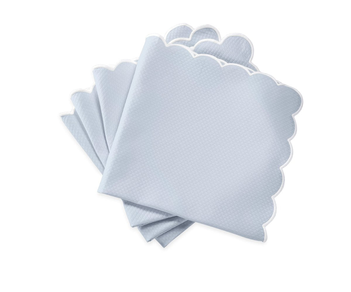 Matouk Savannah Gardens Napkins in Light Blue at Fig Linens and Home