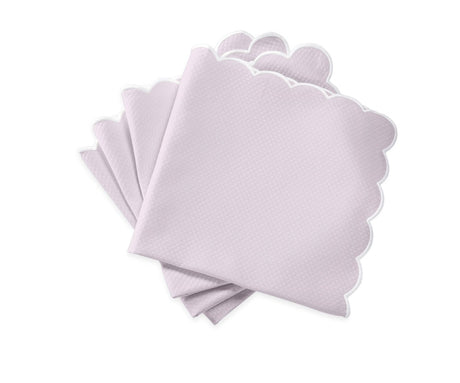 Matouk Savannah Gardens Napkins in Violet Lavender at Fig Linens and Home
