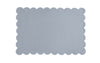 Matouk Savannah Gardens Oblong Rectangle Placemats Hazy Blue at Fig Linens and Home