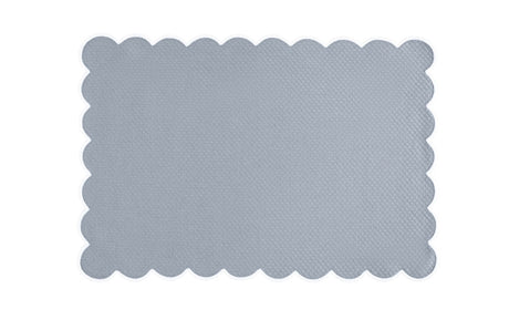 Matouk Savannah Gardens Oblong Rectangle Placemats Hazy Blue at Fig Linens and Home