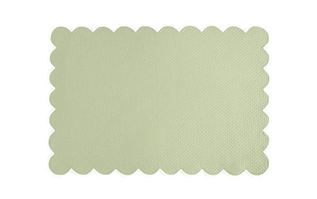 Matouk Savannah Gardens Oblong Rectangle Placemats Spring Green at Fig Linens and Home