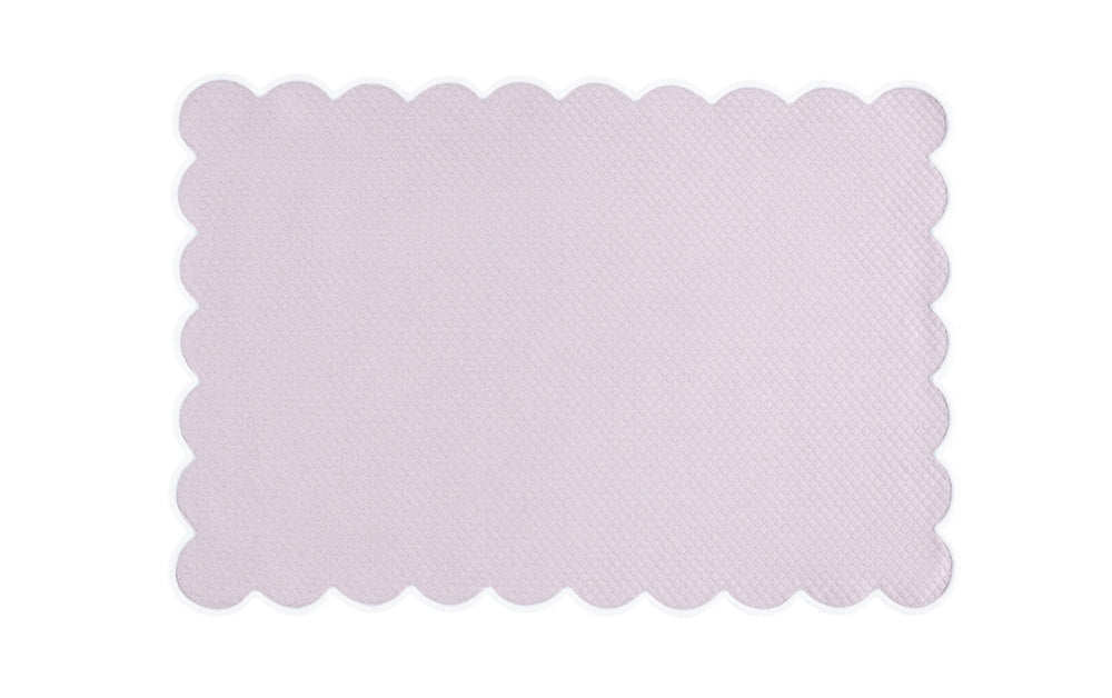 Matouk Savannah Gardens Oblong Rectangle Placemats Violet at Fig Linens and Home