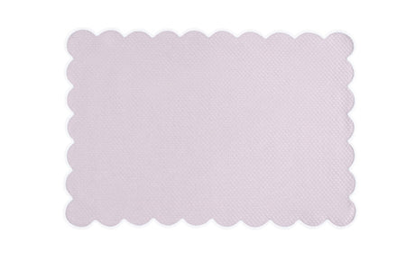 Matouk Savannah Gardens Oblong Rectangle Placemats Violet at Fig Linens and Home