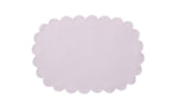 Matouk Savannah Gardens Oval Placemats Violet at Fig Linens and Home
