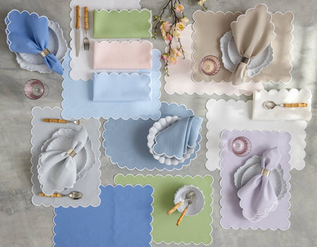 Savannah Gardens Rectangular Oblong Tablecloths by Matouk at Fig Linens and Home