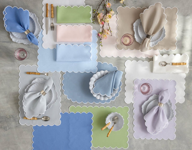 Savannah Gardens Rectangular Oblong Tablecloths by Matouk at Fig Linens and Home