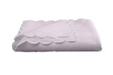 Lilac Tablecloth | Round Matouk Table Cloth - Savannah Gardens Purple easy-care matelasse