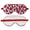 Valentina Linen Sleep Mask by Matouk Schumacher - Crimson Leopard
