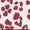 Matouk Valentina Linen Sleep Mask Iconic Leopard Crimson at Fig Linens and Home