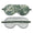 Valentina Linen Sleep Mask by Matouk Schumacher - Balthazar Emerald