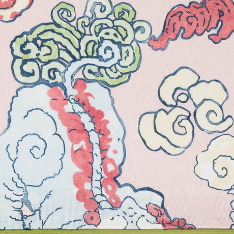 Matouk Valentina Linen Sleep Mask Magic Mountain Paradise at Fig Linens and Home