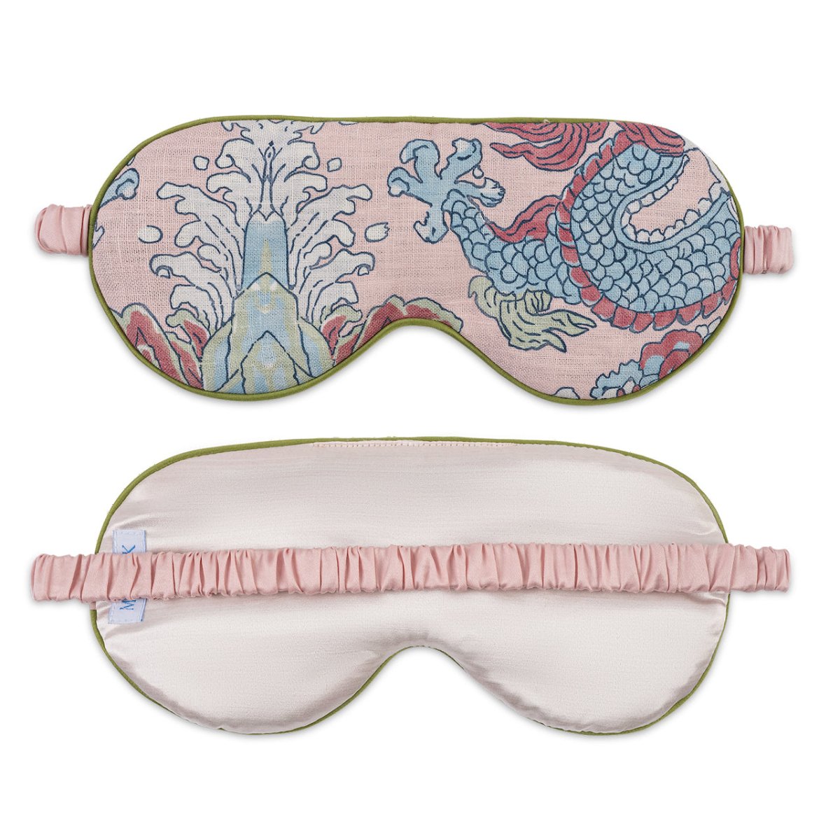 Valentina Linen Sleep Mask by Matouk Schumacher - Paradise Pink