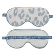 Valentina Linen Sleep Mask by Matouk Schumacher - Blue Leopard