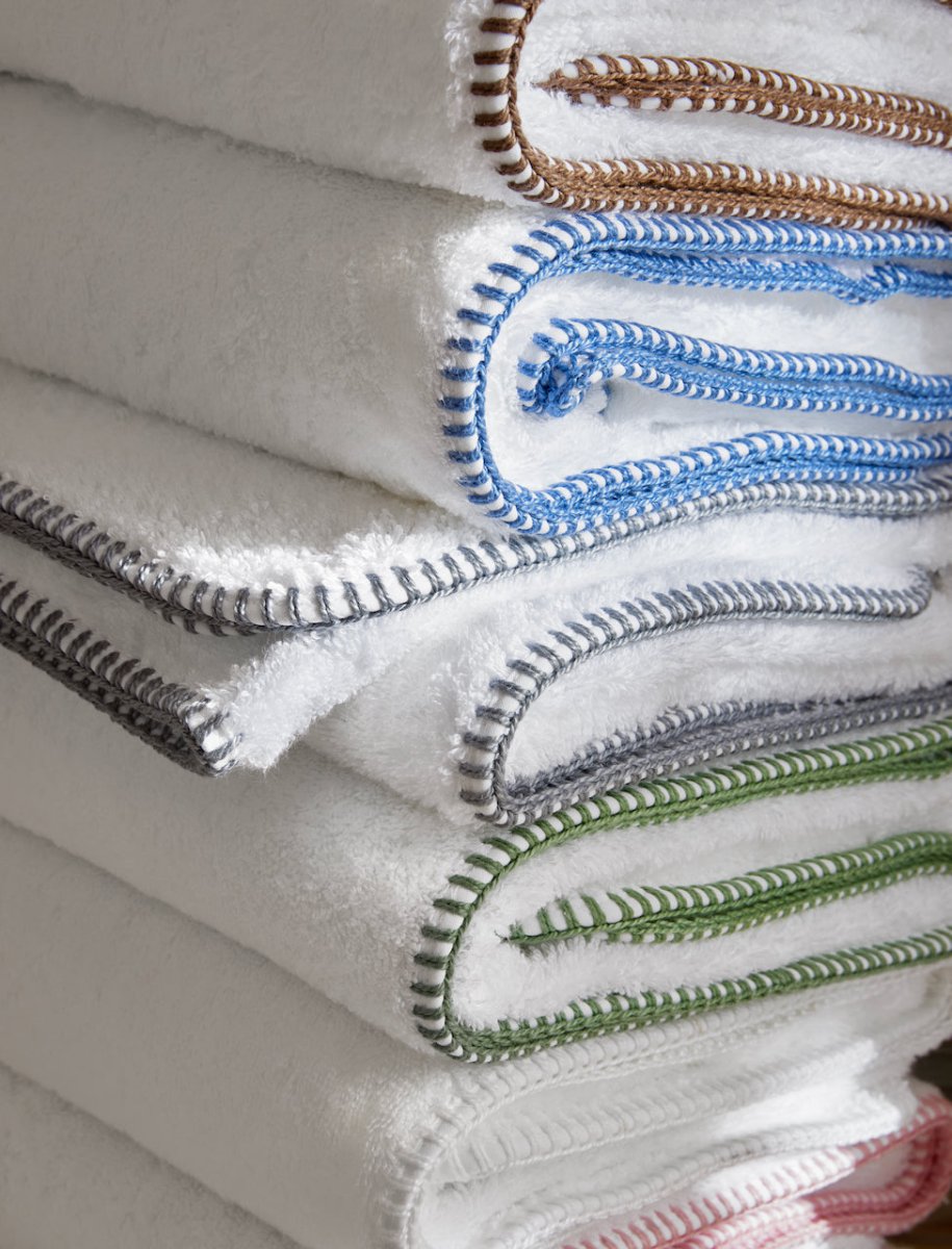 Matouk Whipstitch Bath Towels and Bath Mats at Fig Linens and Home 3