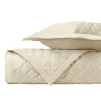 MESA Quilted Coverlet in Ivory by Home Treasures at Fig Linens and Home