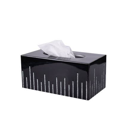 Long Low Tissue Box Cover - Cher Bath Accessories by Mike + Ally at Fig Linens and Home