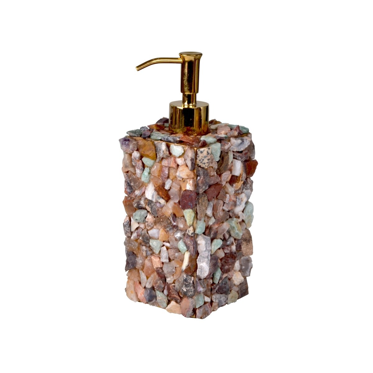 Soap or Lotion Pump - Mojave Natural Stone Bath Accessories by Mike + Ally at Fig Linens and Home