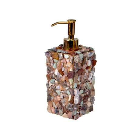 Soap or Lotion Pump - Mojave Natural Stone Bath Accessories by Mike + Ally at Fig Linens and Home