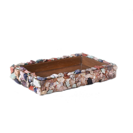 Tray  - Mojave Natural Stone Bath Accessories by Mike + Ally at Fig Linens and Home