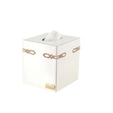 Boutique Tissue Cover - Salzburg Swarovski Bath Accessories by Mike + Ally at Fig Linens and Home