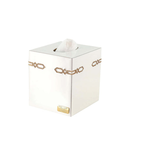 Boutique Tissue Cover - Salzburg Swarovski Bath Accessories by Mike + Ally at Fig Linens and Home