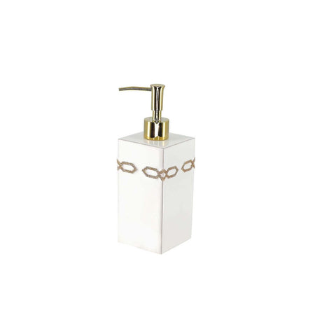 Lotion or Soap Pump Dispenser- Salzburg Swarovski Bath Accessories by Mike + Ally at Fig Linens and Home