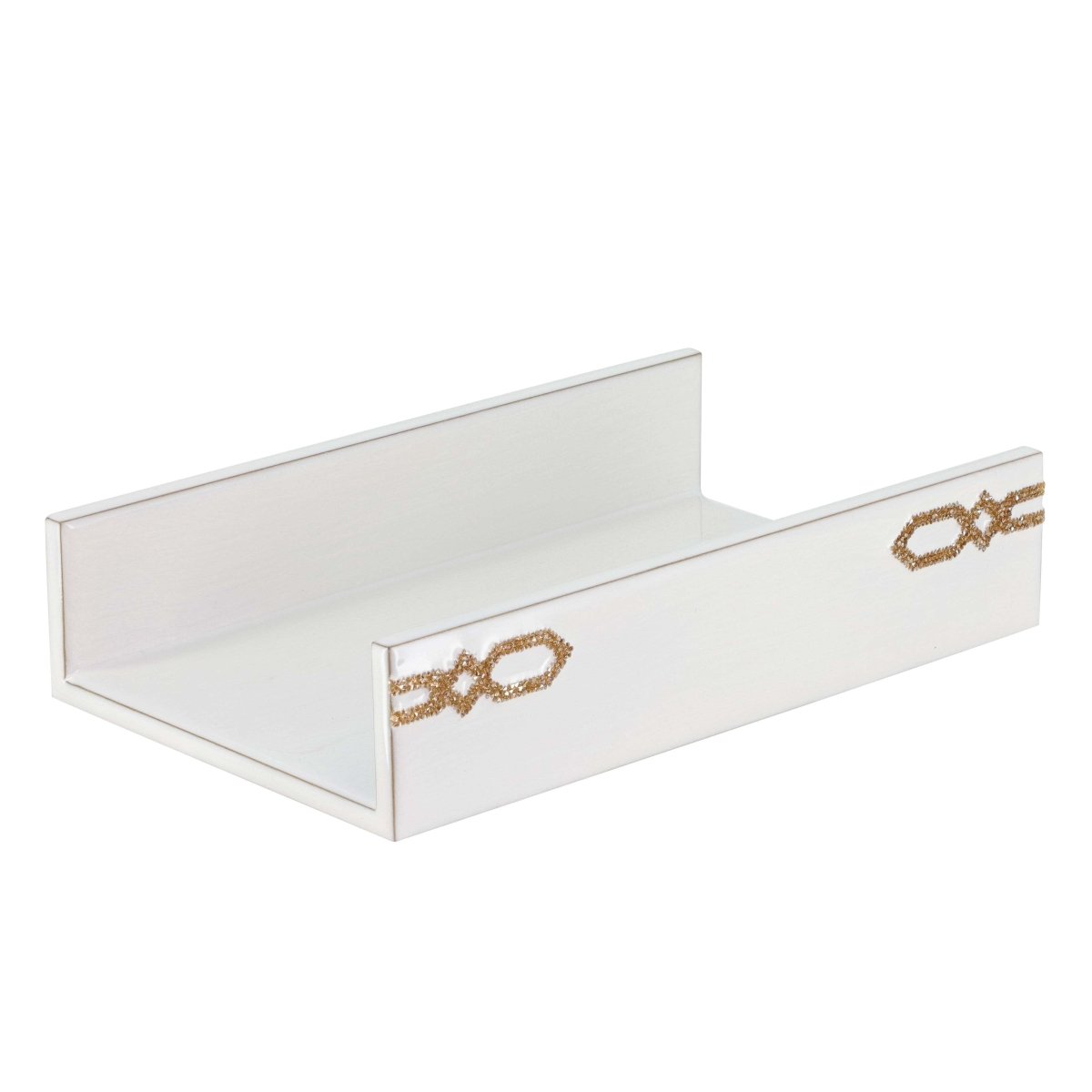 Flat Towel Holder - Salzburg Swarovski Bath Accessories by Mike + Ally at Fig Linens and Home