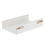 Flat Towel Holder - Salzburg Swarovski Bath Accessories by Mike + Ally at Fig Linens and Home