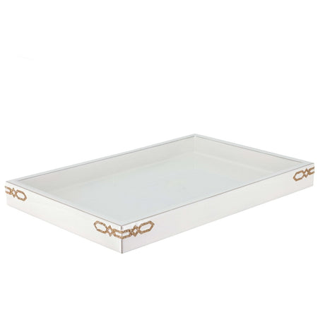 Large Tray - Salzburg Swarovski Bath Accessories by Mike + Ally at Fig Linens and Home
