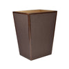 Wastebasket in Bronze - Shagreen Luxury Bath Accessories by Mike + Ally at Fig Linens and Home