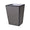 Wastebasket in Black - Shagreen Luxury Bath Accessories by Mike + Ally at Fig Linens and Home