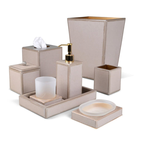 Shagreen Luxury Bath Accessories by Mike + Ally at Fig Linens and Home