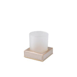 Tumbler in Putty - Shagreen Luxury Bath Accessories by Mike + Ally at Fig Linens and Home
