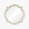 Bunny Williams Clover Wall Mirror with Gold Leaf Detail at Fig Linens and Home 1