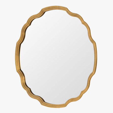 Wall Mirror - Mirror Home Chippendale Gold Leaf Mirror at Fig Linens and Home