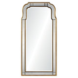 Hadspen Antiqued Bass Silver Mirror by Michael S. Smith Wall Mirror - 24" x 50” Antiqued Bass Silver Leaf & Antiqued Mirror at FIG LINENS AND HOME 2