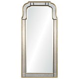 Hadspen Antiqued Bass Silver Mirror by Michael S. Smith Wall Mirror - 24" x 50” Antiqued Bass Silver Leaf & Antiqued Mirror at FIG LINENS AND HOME 1