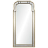 Hadspen Antiqued Bass Silver Mirror by Michael S. Smith Wall Mirror - 24" x 50” Antiqued Bass Silver Leaf & Antiqued Mirror at FIG LINENS AND HOME 1