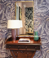 Nantes Burnished Gold Leaf Wall Mirror by Suzanne Kasler 24" W x 46" H x 1 3/16"D Burnished Gold Leaf / Mirror at FIG LINENS AND HOME 2