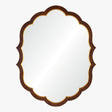 Ogee Walnut Burl Wood & Distressed Gold Leaf Mirror by Bunny Williams - View 1