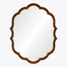 Ogee Walnut Burl Wood & Distressed Gold Leaf Mirror by Bunny Williams - View 1