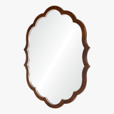 Bunny Williams Wall Mirror - Ogee Burl and Silver Leaf at Fig Linens and Home 2