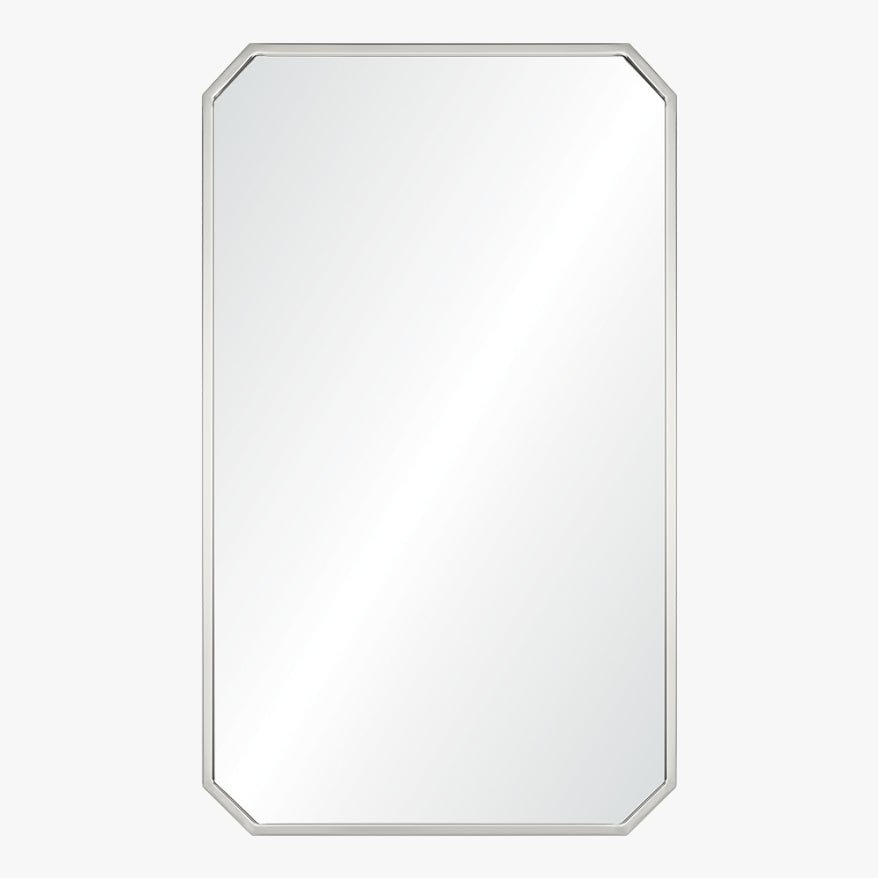 Polished Stainless Steel Mirror by Mirror Home at Fig Linens and Home 24x40 - View 1