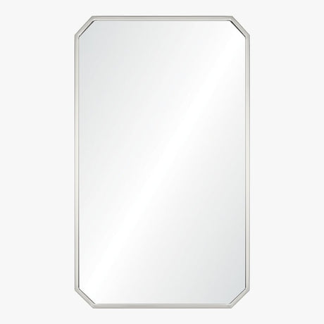 Polished Stainless Steel Mirror by Mirror Home at Fig Linens and Home 24x40 - View 1